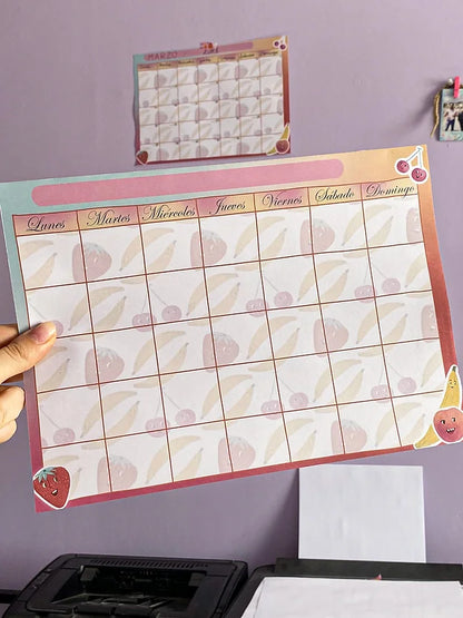 Calendario *sin fechas* (Notepad L) - Nostalgia Frutera