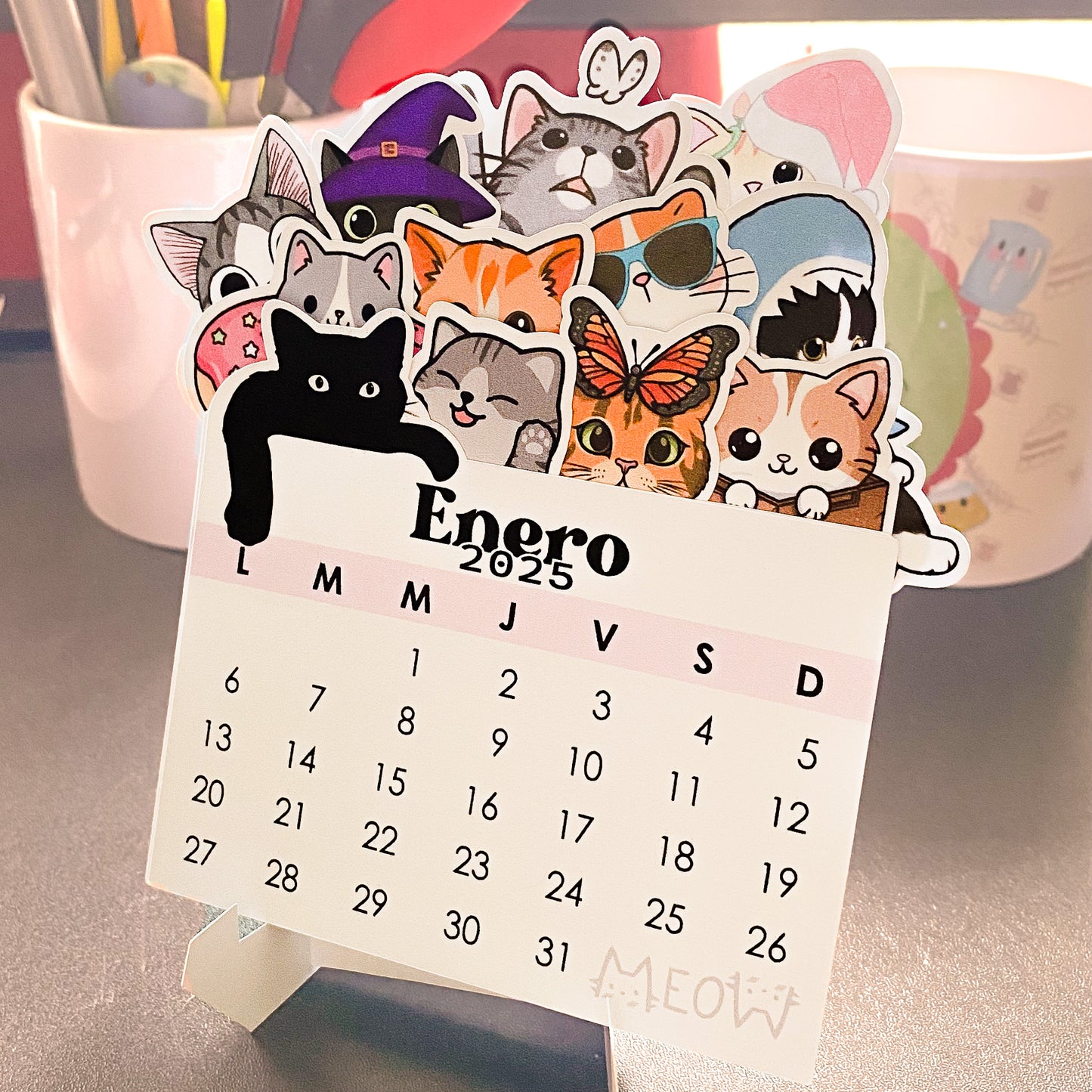 Calendario de escritorio 2025