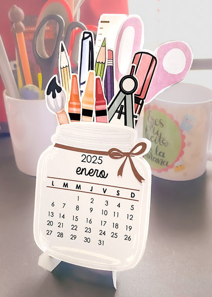 Calendario de escritorio 2025